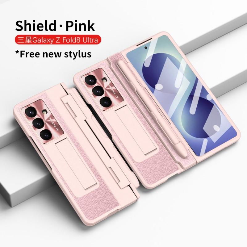Fold 8 7 6 5 4 3 Handyhülle Leder Schutzhülle Mit Stifthalter Stoßfest Galaxy Z