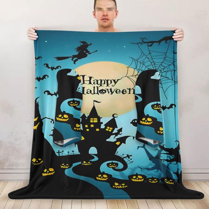 Fleece Wearable Blanket With Sleeves Cozy Hooded Throw Adults Winter Loungewear Halloween Costume Accessory