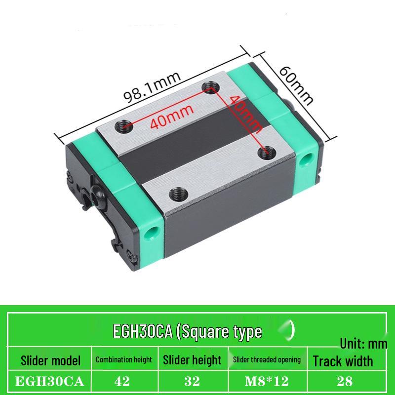 Precision Linear Guide Block Assembly EGH/EGW Series (15-65) CA SC