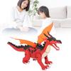 Electric Walking Dinosaur Toy Kid Home Funny Sound Light Dragon Toy with Simulated Flame Spray