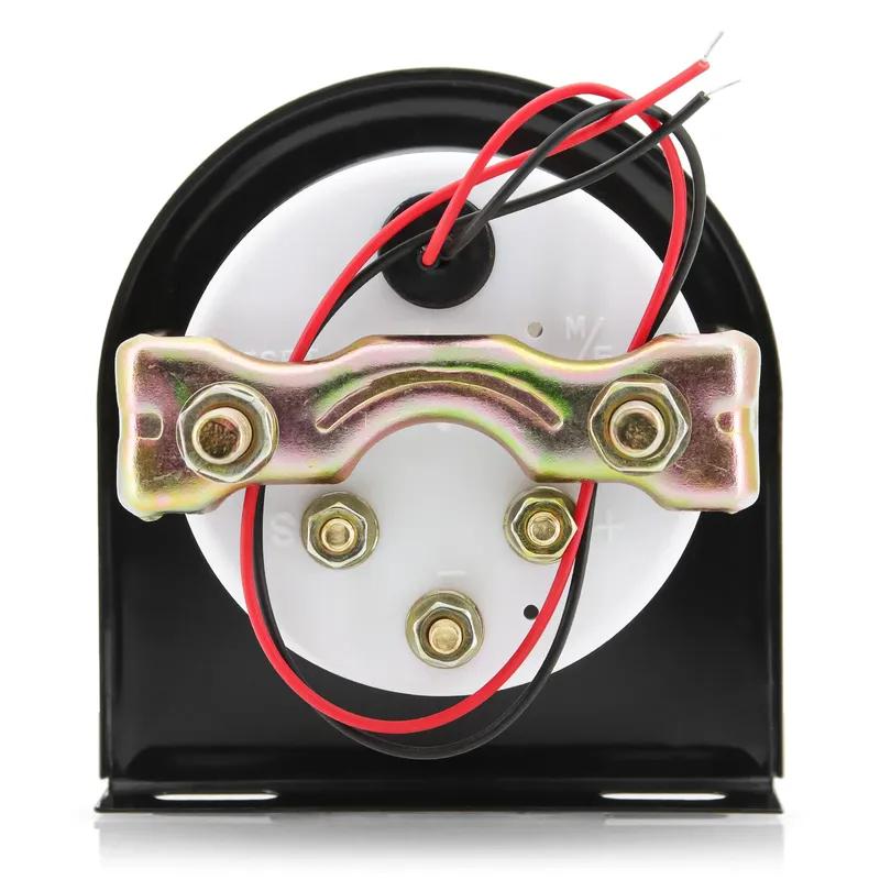 40~120 Celsius Water Temp Gauge 52mm Temperature Meter With 1/8NPT Sensor 12V Auto Instrument Black Shell