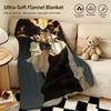 Anime KKatekyo Hitman Rebornn Throw Warm Soft Flannel Blanket Multiuse for Sofa Bed Camping Travel Nap