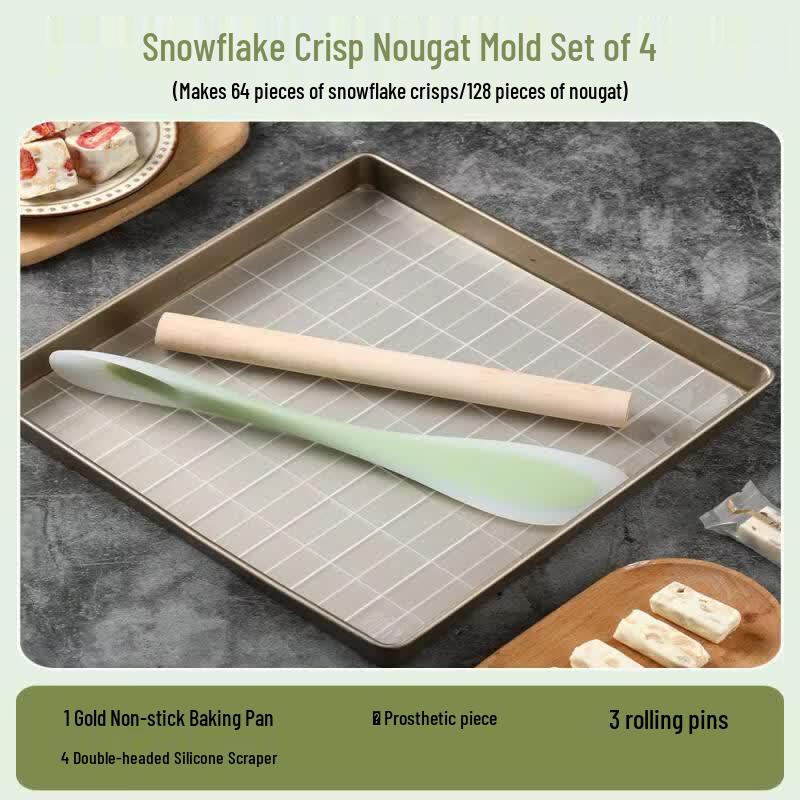 

Non-Stick Baking Mold Tray for Snow Crisps & Nougat