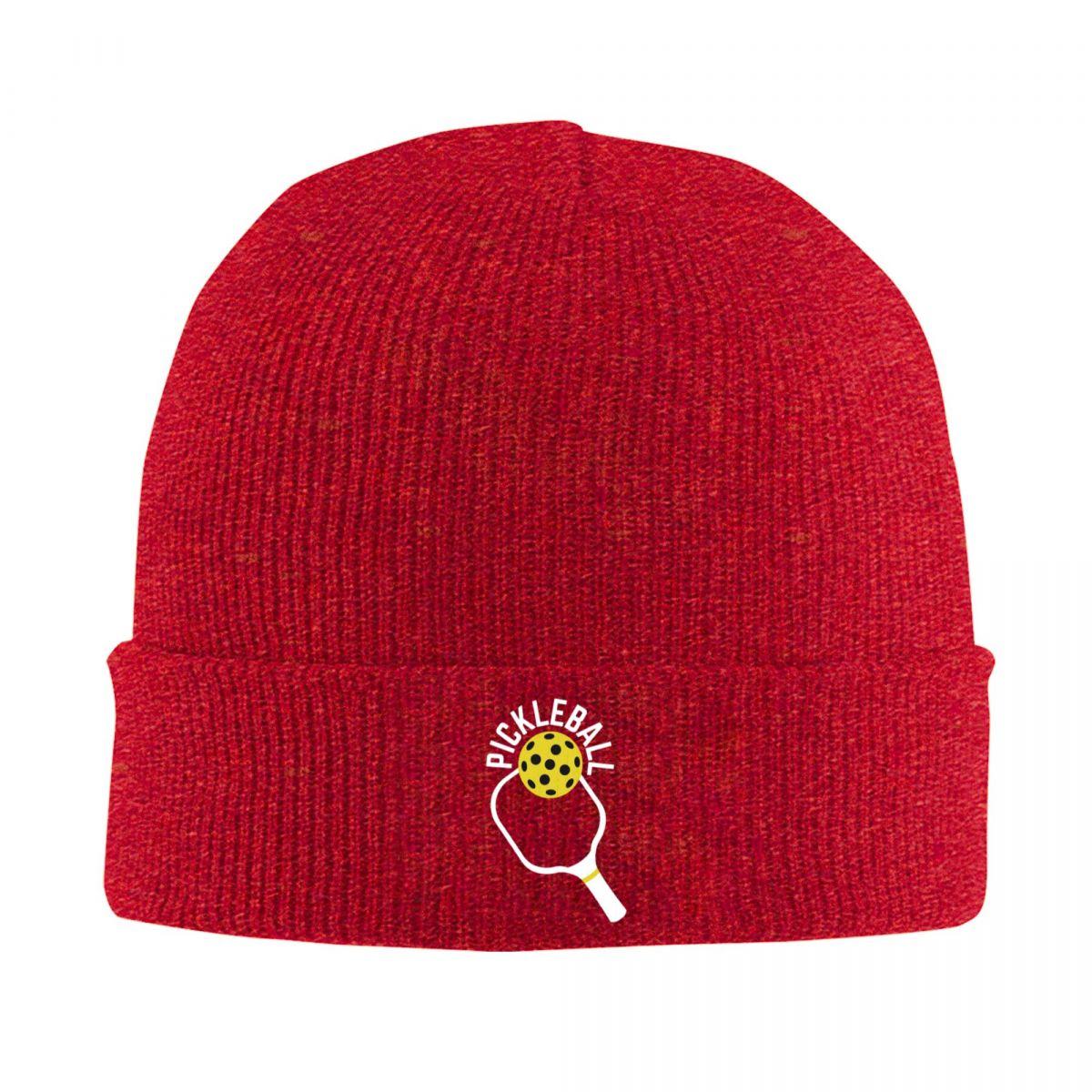 

Pickleball Warm Knitted Cap Hip Hop Bonnet Hat Autumn Winter Outdoor Beanies Hats for Men Women Adult One Size