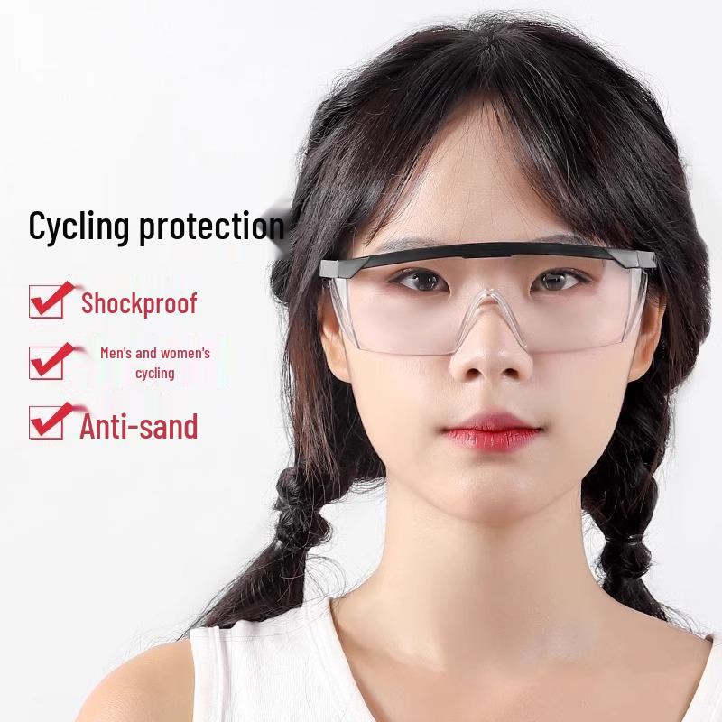 HD Unisex Radbrille: Staubdicht, Winddicht, Sanddicht, Spritzwassergeschützt, Blaulichtfilter
