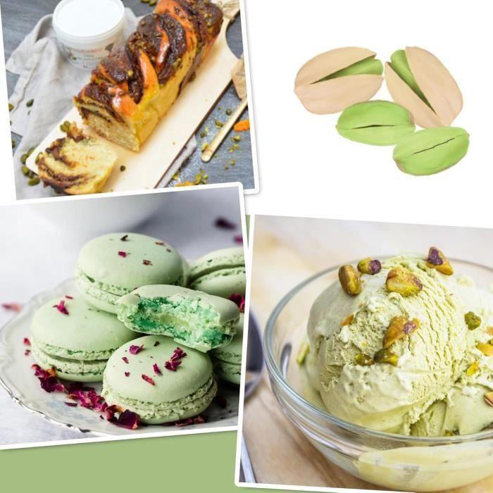 ScrapCooking - Green Pistachio Paste 200 G - Ingredient for Pastries, Desserts, Macarons, Entremets, Cakes, Ice Creams, Smoothies, Cakes