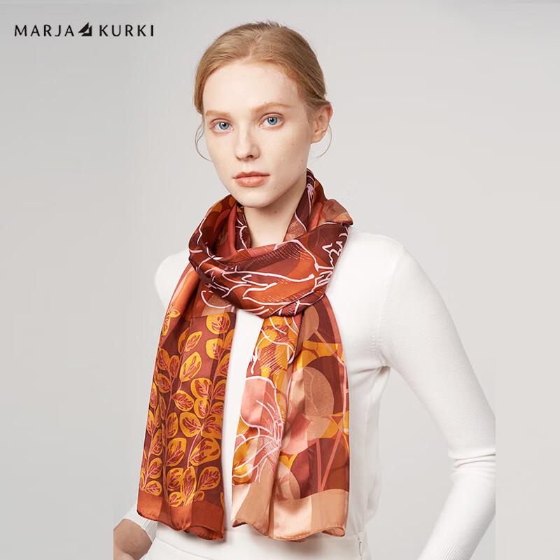 MARJA KURKI Flower Therapy Mulberry Silk Scarf
