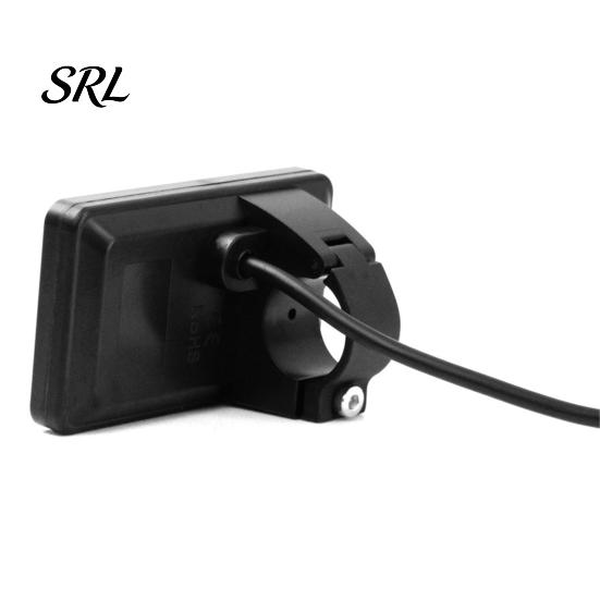 Bike LCD Display Screen Ebike Fit for Yozma IN 10, Electric Bicycle Panel Replacement with Waterproof 5-Pin Connector, Control Meter 22.2MM Handlebar