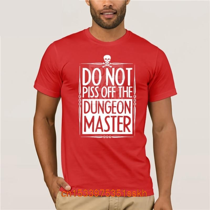 Personality Tshirt Do Not Piss Off The Dungeon Master T Shirt New Trendy Fashion Printed Mens Tshirt 100 Cotton