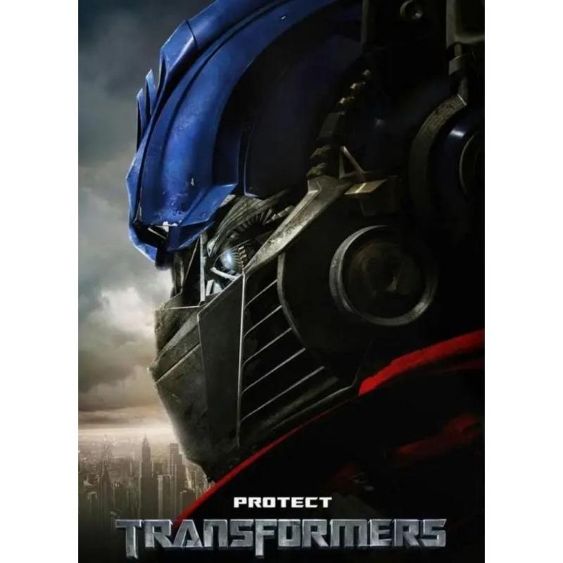 Transformers Bumblebee Optimus Prime Decorative Metal Plate Gift for Boys Wall Decor