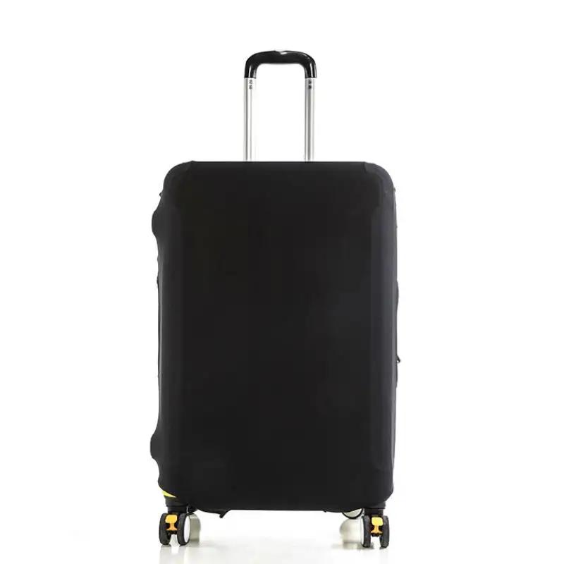 Travel Luggage Cover with Pull Rod Dust-Proof Thickened High Elastic Fabric Protective Cover for Luggage Box