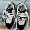 Trendy Men's Autumn Teen Low-Top Three-Stripes Casual Flat Sneakers