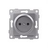 1Pcs PC Panel Modular Sockets And Switches Wall Power Socket Switch  for EU Standard Wall Mount DIY