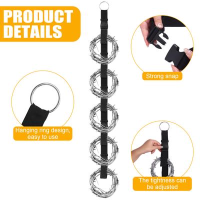 4 Pcs Extension Cord Organizer Storage System Heavy Duty Extension Cord Straps Management With Multiple Cord Holders Vertical Sp