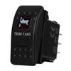 12V Led Boat Switch Red Light Car Switch Waterproof ON OFF/ ON OFF ON / Momentary for Carling NARVA Contura Truck Bus Off Road