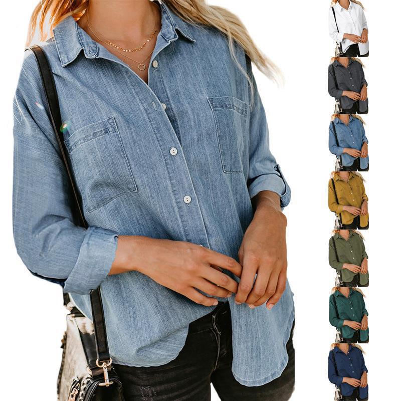 European & American Women's Long Sleeve Casual Shirt - Versatile Autumn Style (2026)