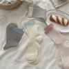 Female Summer Thin Style All Build Mesh Hollow Out Breathable Collar Color Without Bone In The Tube Pile Pile Cotton Socks