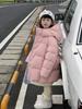 ins sweet girls medium and long down jackets medium and older girls thickened long down jackets duck down