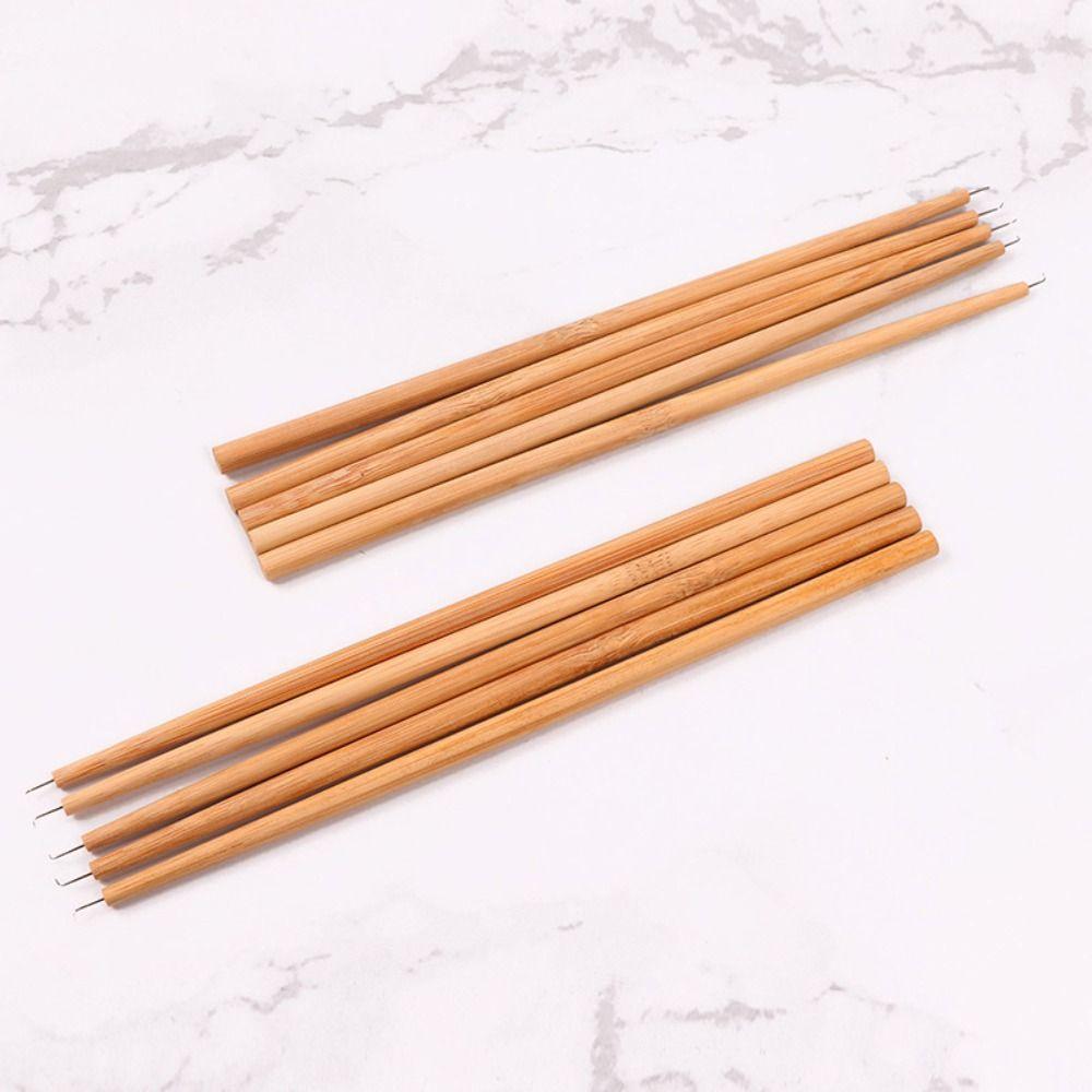 Use Hair Styling Tool Long Ventilating Needles Hook Crochet Needle Lace Wig Needle Wig Making Tools