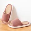 Four Seasons Linen Slippers Women's Home Spring and Autumn Thick Bottom Non-slip High-value Cotton and Linen Slippers Indoor Home Men