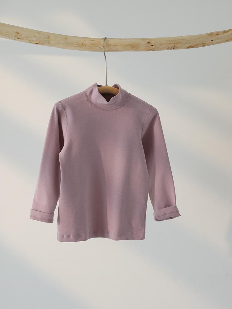 Kids' Mid-High Collar Stretchy Base Layer T-shirt (320g)