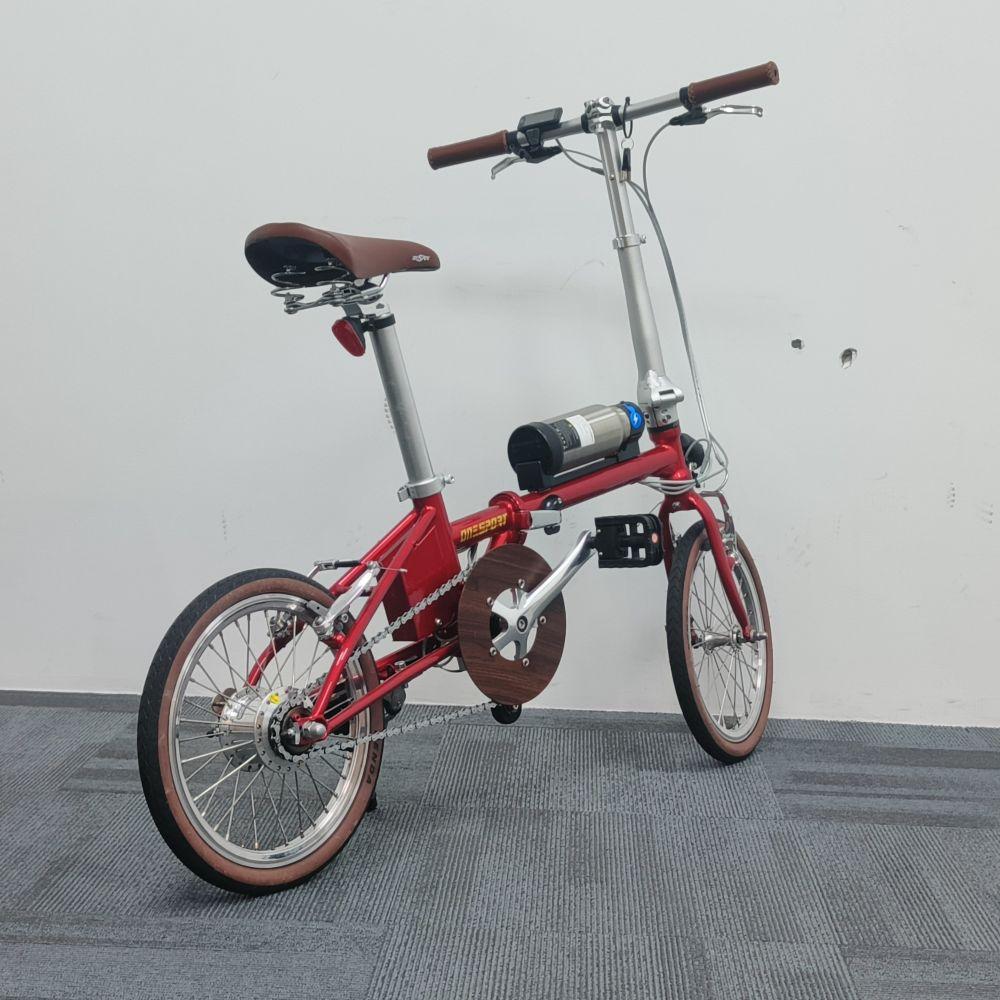 Foldable electric bicycle Onesport OT02, 250W motor, 36V 5.2Ah battery, top speed 25km/h, cruising range 25km, 16*1.35inch tires