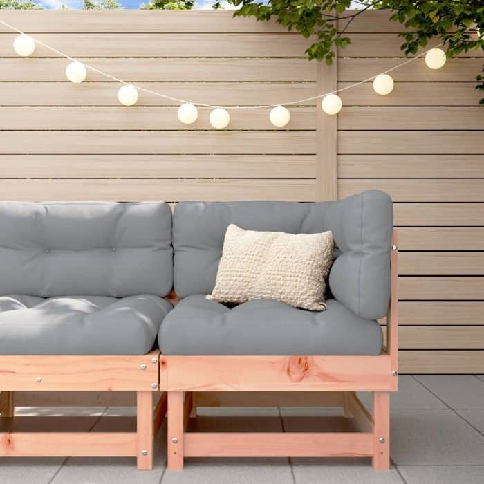 VidaXL Canapé d'angle avec coussins bois massif douglas, canapé de jardin, canapé d'extérieur, canapé de patio, sofa de 825427