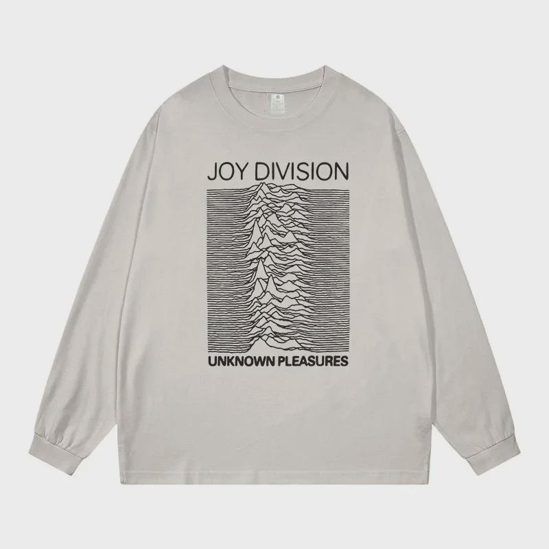Joy Division och Nirvana Retro Rock T-shirt - Lång/Kort Ärm
