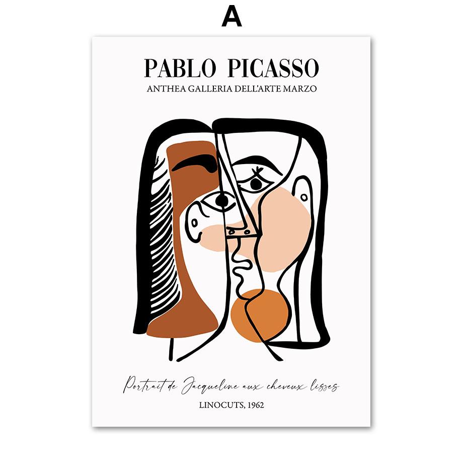 Henri Matisse Picasso Mark Rothko Kanagawa Wellen Wandkunst Leinwand Malerei Poster und Drucke Wandbilder für Wohnzimmer Dekor