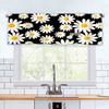 3D Floral Pattern Digital Print Kitchen Valance