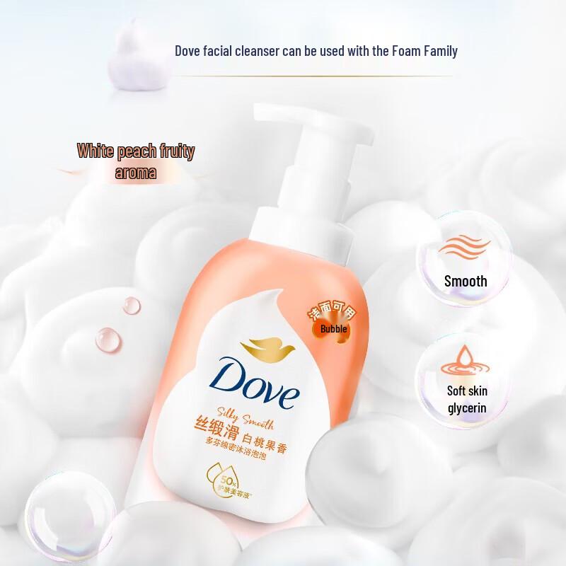 Dove Пена для душа «Белый персик»