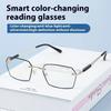 Photochromic Reading Glasses Multi Functional Sunglasses HD Anti Blue Light Anti Fatigue Reading Glasses Are Versatile