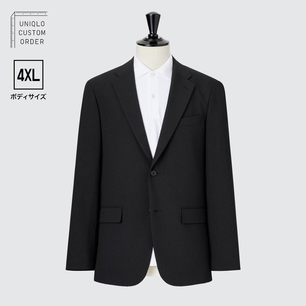 Uniqlo Japan Impressive Jacket 2way Stretch  Wool Like  4xl Size  Length 76 78cm  Sleeve Length 62 64cm  Can Be Set Up