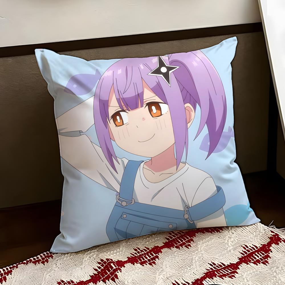 Ninja to Koroshiya no Futarigurashi 2 Cushion Cover Reversible Soft Durable Pillow Cover Home MultiScene Use for Daily Comfort