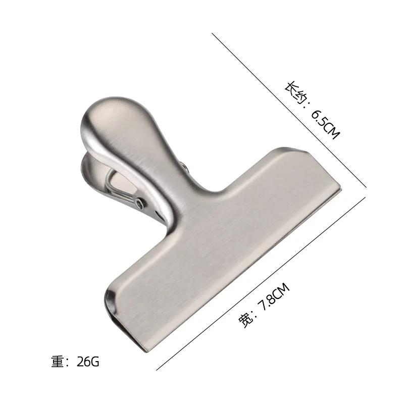 Klipsy do paczek z chipsami ze stali nierdzewnej Klips do żywności i przekąsek do domu i kuchni ze stali nierdzewnej Odporny na wilgoć Domowe gadżety kuchenne Przedmiot