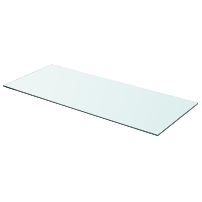 VidaXL Panneaux d'étagère 2 pcs Verre Transparent 70 x 30 cm