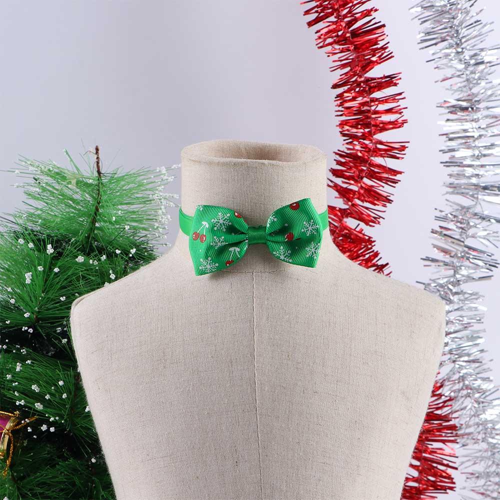 Bowtie Necklace Xmas Dog Costume Bowknot Dog Bow Tie Dog Collar Cat Collar Christmas Dog Decoration