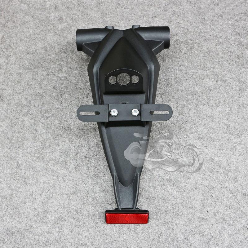 Fit For Kawasaki  2007 - 2012 Z750 Rear Motorcycle License Number Plate Light Frame Holder Bracket Z 750 2008 2009 2010 2011