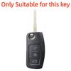 Silicone Car Key Cases Cover Fob For Ford Fiesta Focus 2 C-Max Ecosport S-Max Fusion Mondeo Remote Case Keychain Accessories