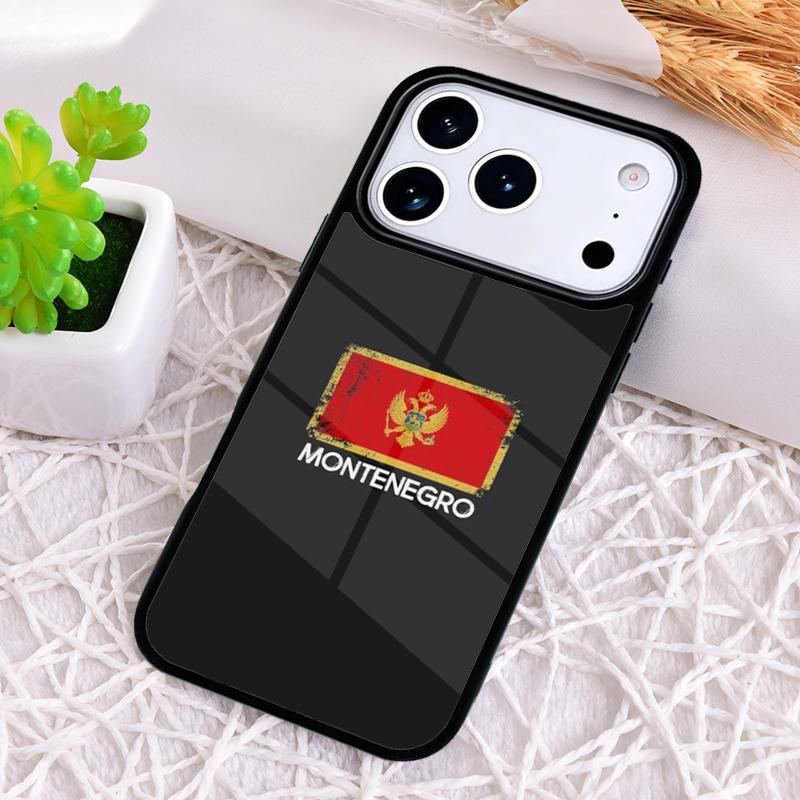 Montenegro Flag soft Shockproof Phone Case for iPhone 17 Air 16e 15 11 12 14 13 Pro Max Cover Coque