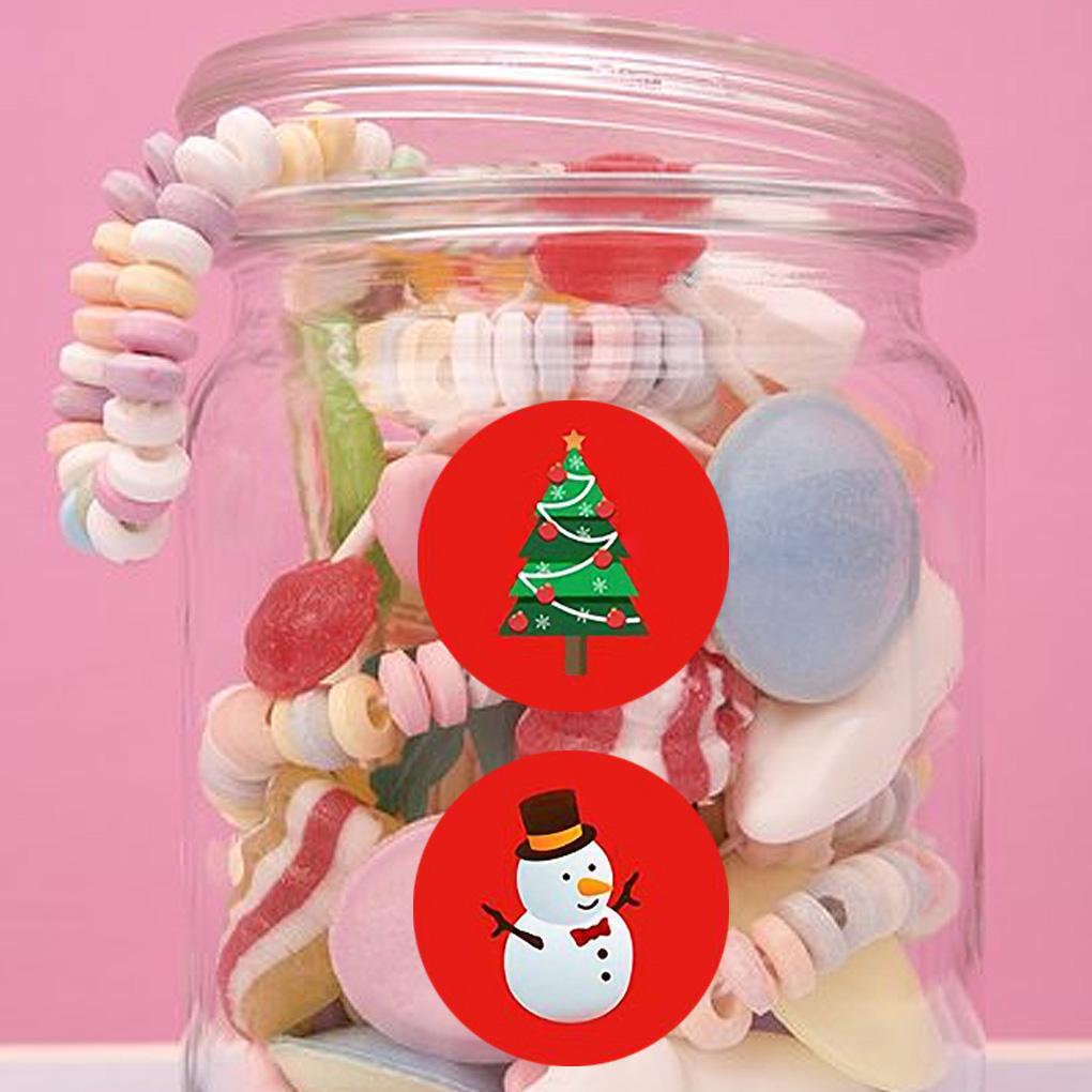 500pcs Christmas Tag Scrap-booking Decorative Stickers Decoration Gift DIY Craft