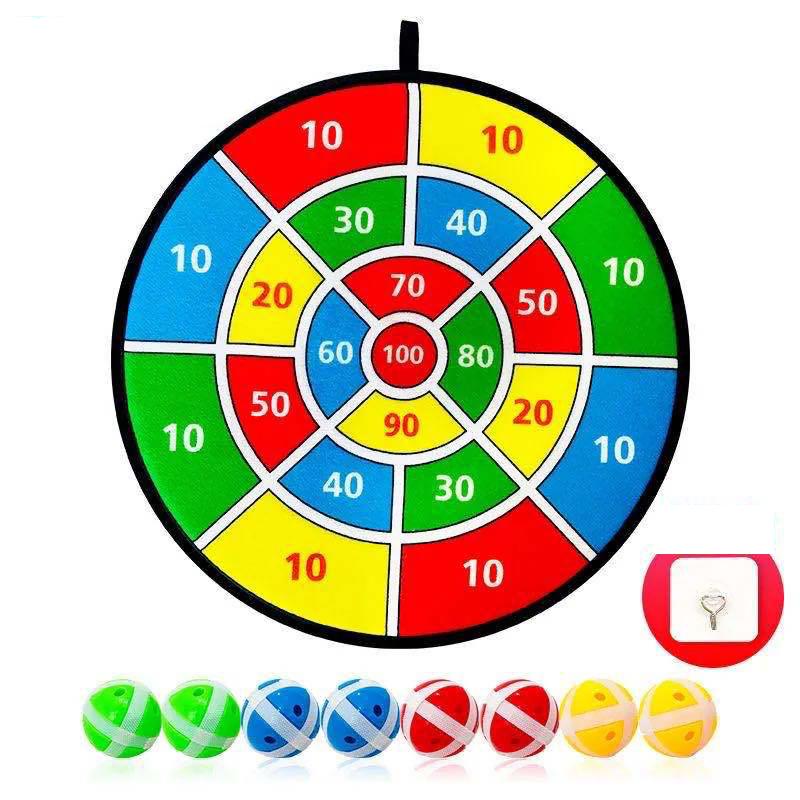 

Dart Board Set Cute Cartoon Safety Dart Board Set Party Games Toddler Activity For Indoor Outdoor
