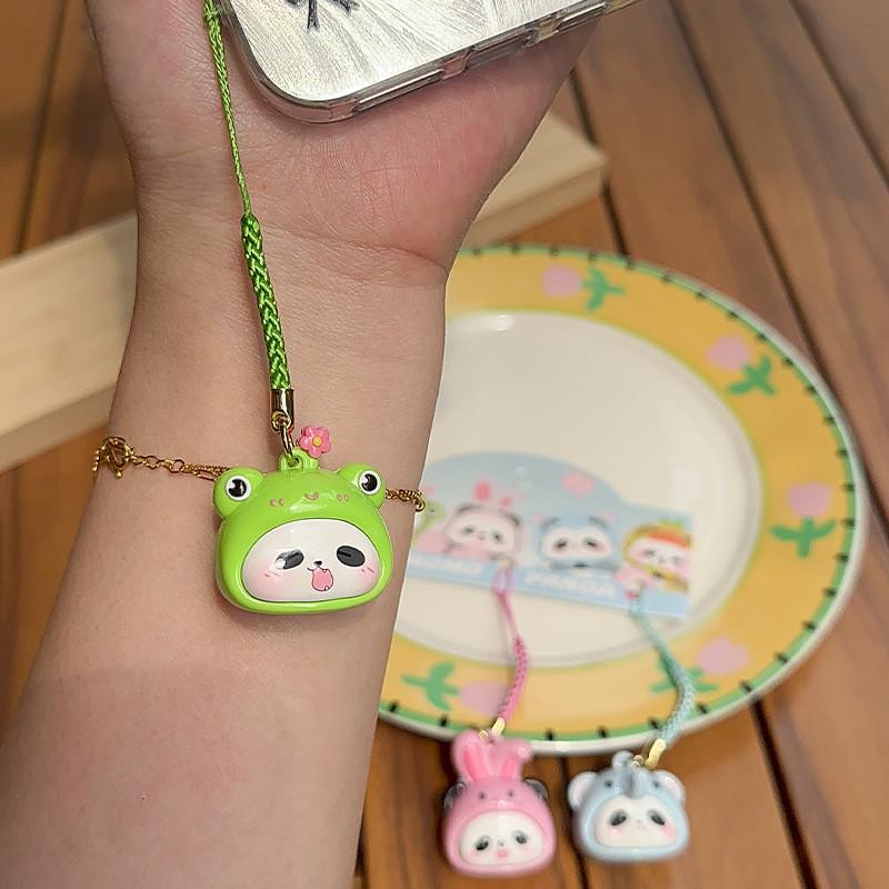 Melan Blues Panda Pvc Mobile Cartoons Animal Decorations Pendant Gifts Kids