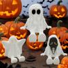 3D Print Halloween Ghost Ornaments Figurines Ghost Festival Party Decoration Joint Movable Ornaments Mini Scene Model Miniatures