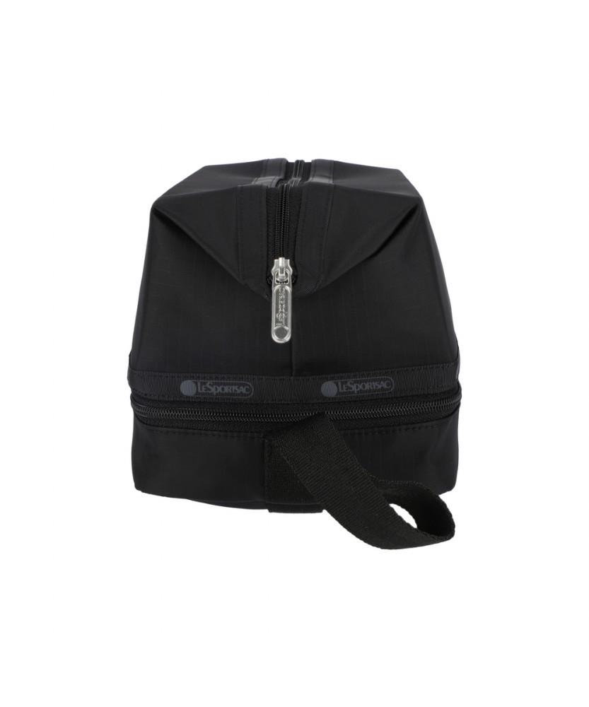 Lesportsac Recycled Black Classic Dob Kit Pouch [1547.R086]