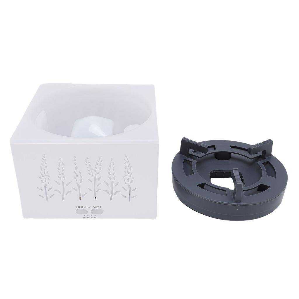 Aromatherapy Diffuser 3 in 1 Design Multifunctional Quiet Colored Ambient Light Flame     Humidifier for Home