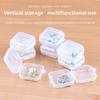 40/100pcs/set Mini Clear Plastic Storage Box Jewelry Storage Case Transparent Storage Organizer Multifunctional Portable Storage