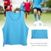 12pcs Kid Training Vest Breathable Mesh Team Practice Pinnies Free Size for Soccer Basketball Outdoor Sports