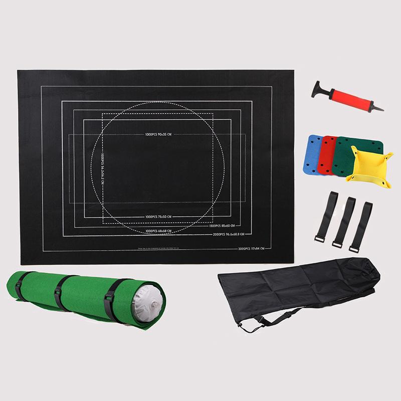 Professional Puzzle Roll Mat Blanket Felt Mat Up To 1500/2000/3000 Pieces Accessories Puzzle Portable Travel Storage Bag