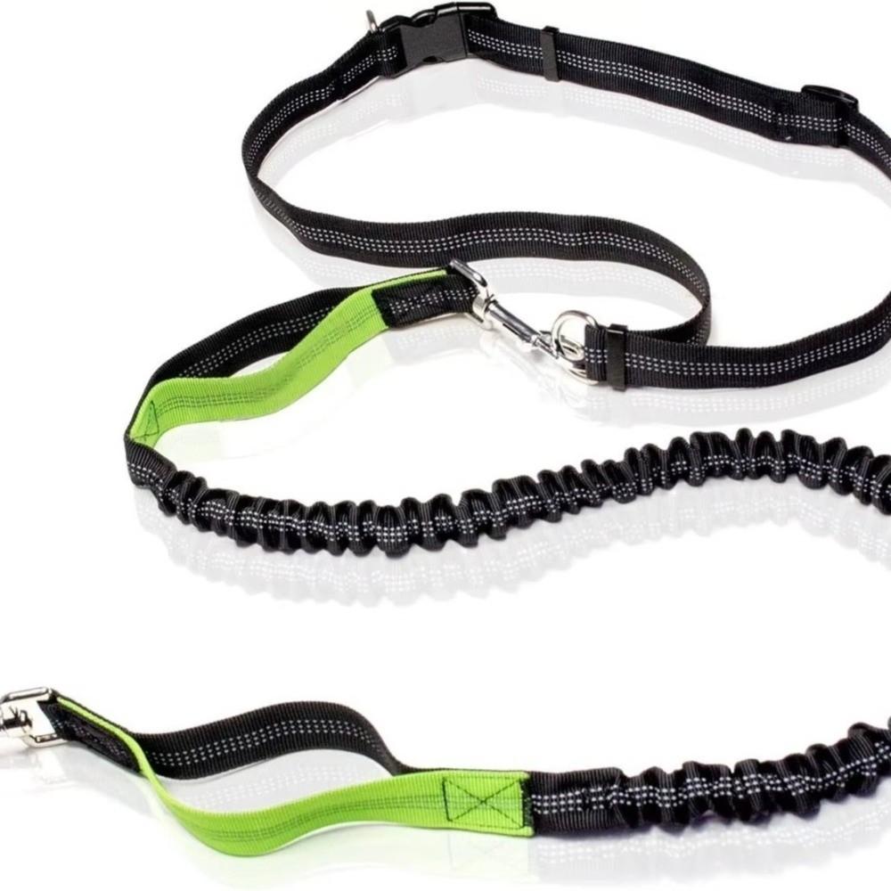 Double Stretch Running Dog Leash Reflective Dog Traction Rope Pet Walking Leash  for Dogs Cats